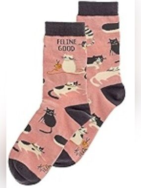 NWT Karma “Feline Good” Feline Gift Socks 😻